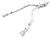 AWE 0FG Dual Rear Exit Catback for 4th Gen RAM 1500 5.7L (with bumper cutouts) - Chrome Silver Tips - Primary